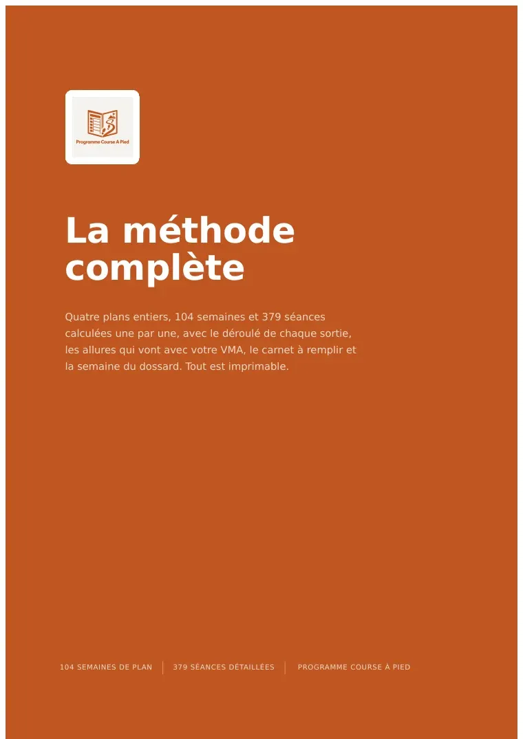 La première page de la méthode complète, document PDF de quarante-trois pages